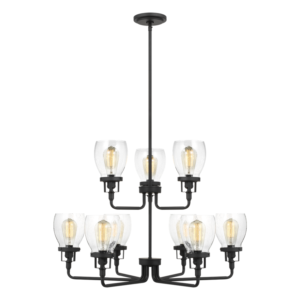 Люстра Visual Comfort Belton Nine Light Up Chandelier