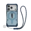 UAG Pathfinder Clear Lanyard with MagSafe Series Case for Apple iPhone 17 Pro Blues Case + Blues Lanyard (Синий)