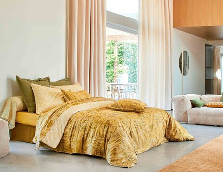 Постельное белье 2 спальное евро Blanc des Vosges Virtuoso soleil