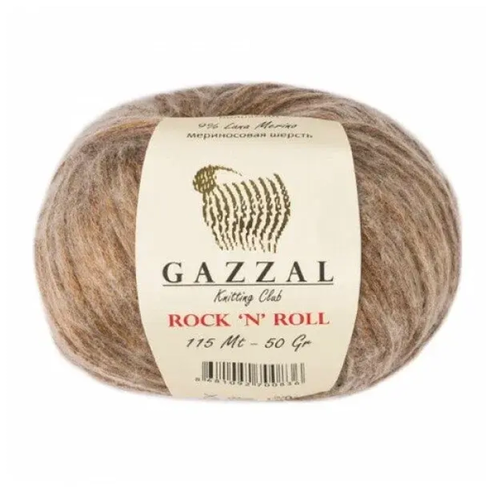 Пряжа GAZZAL Rock 'N' Roll 50 гр. 115 м цвет 4202