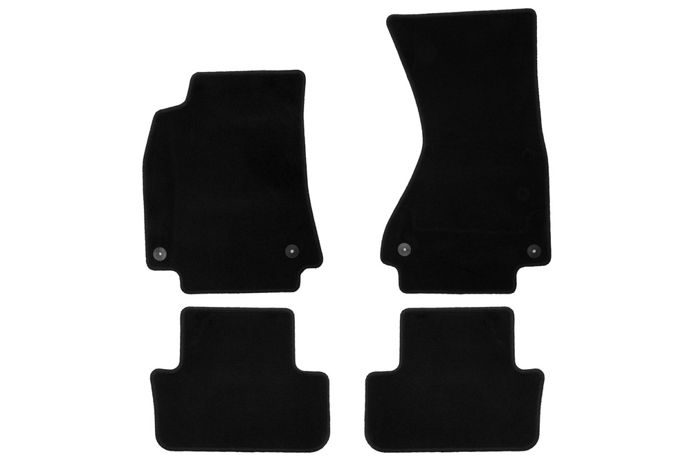 Коврики в салон Klever Econom AUDI A4 АКПП 2007-2011, 2011-2015, седан, 4 шт. (текстиль) Klever.KLEVER010412101200K
