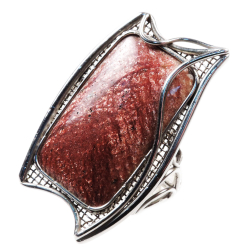 Кольцо "Ариадна" авантюрин натуральный