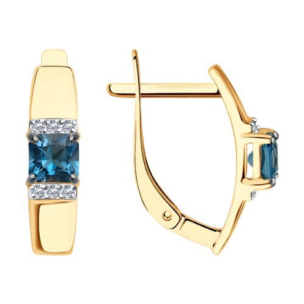 Серьги из золота 585 пробы