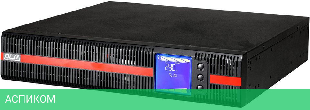 Источник бесперебойного питания Powercom Macan черный (MRT-1000SE)