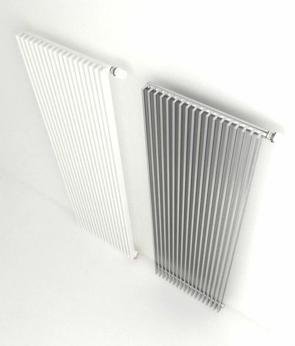 Вертикальные дизайн-радиаторы Параллели 1784мм с боковым подключением