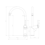 СМЕСИТЕЛЬ ДЛЯ КУХНИ ХРОМ LM3805C MINIMA