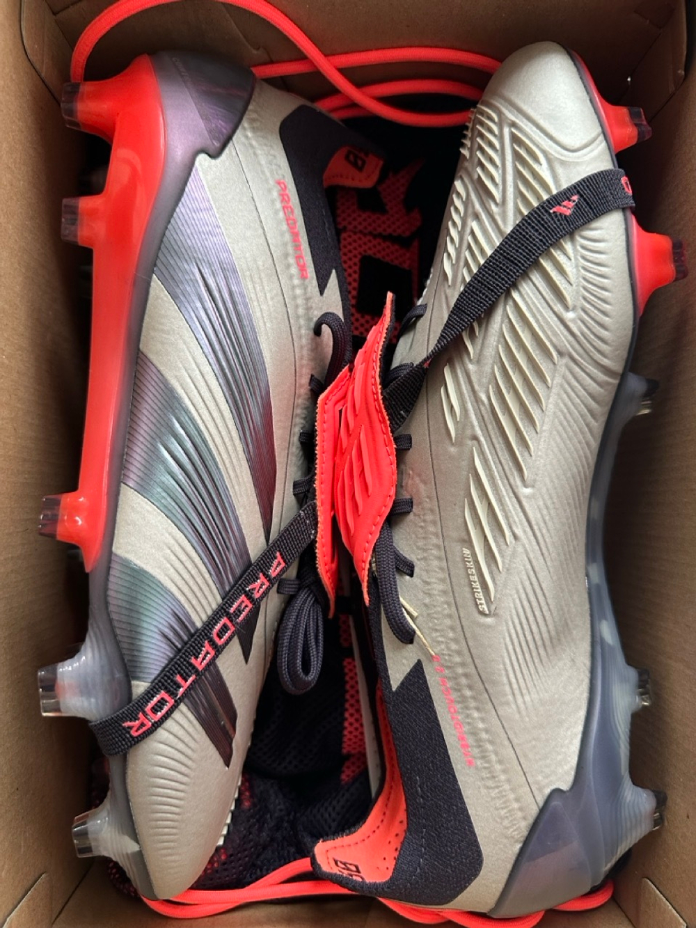 Predator Elite FT FG 7 グレー/レッド Бутсы adidas Predator Elite FT FG - серый – купить по выгодной