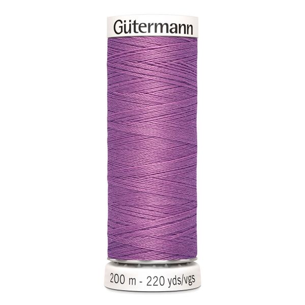 Нитки универсальные Gutermann Sew-all 100 (200 метров), 5 кат. | 716 сиренево-розовый
