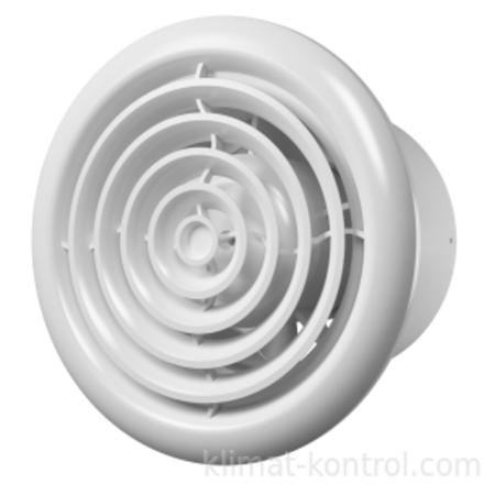 Вентилятор 100 ERA FLOW 4 BB D 100 осевой канальный выт. с круглой решеткой с двигателем на ш/подшип title=