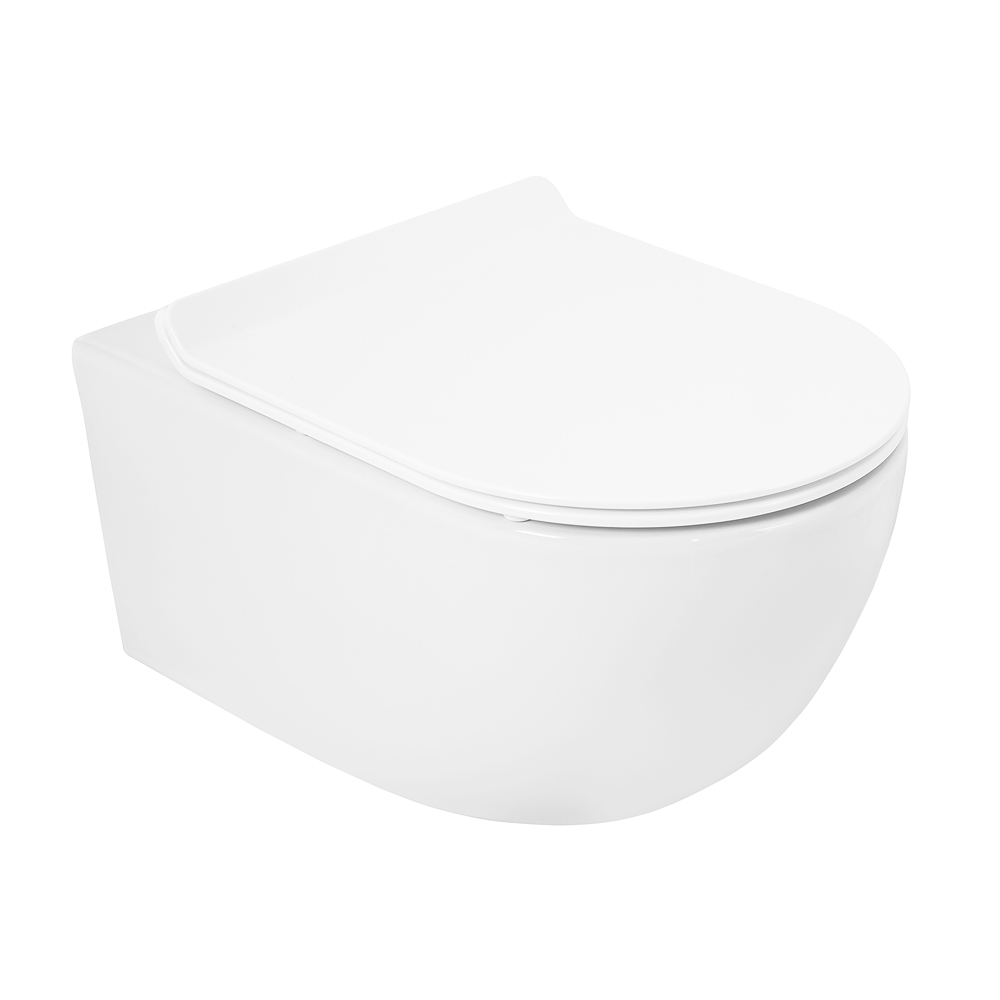 Унитаз подвесной Cezares MOLVENO CZR-2468-TH-R с сиденьем BelBagno BB2011SC