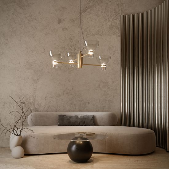 204053 LED / подвесной светильник / латунь