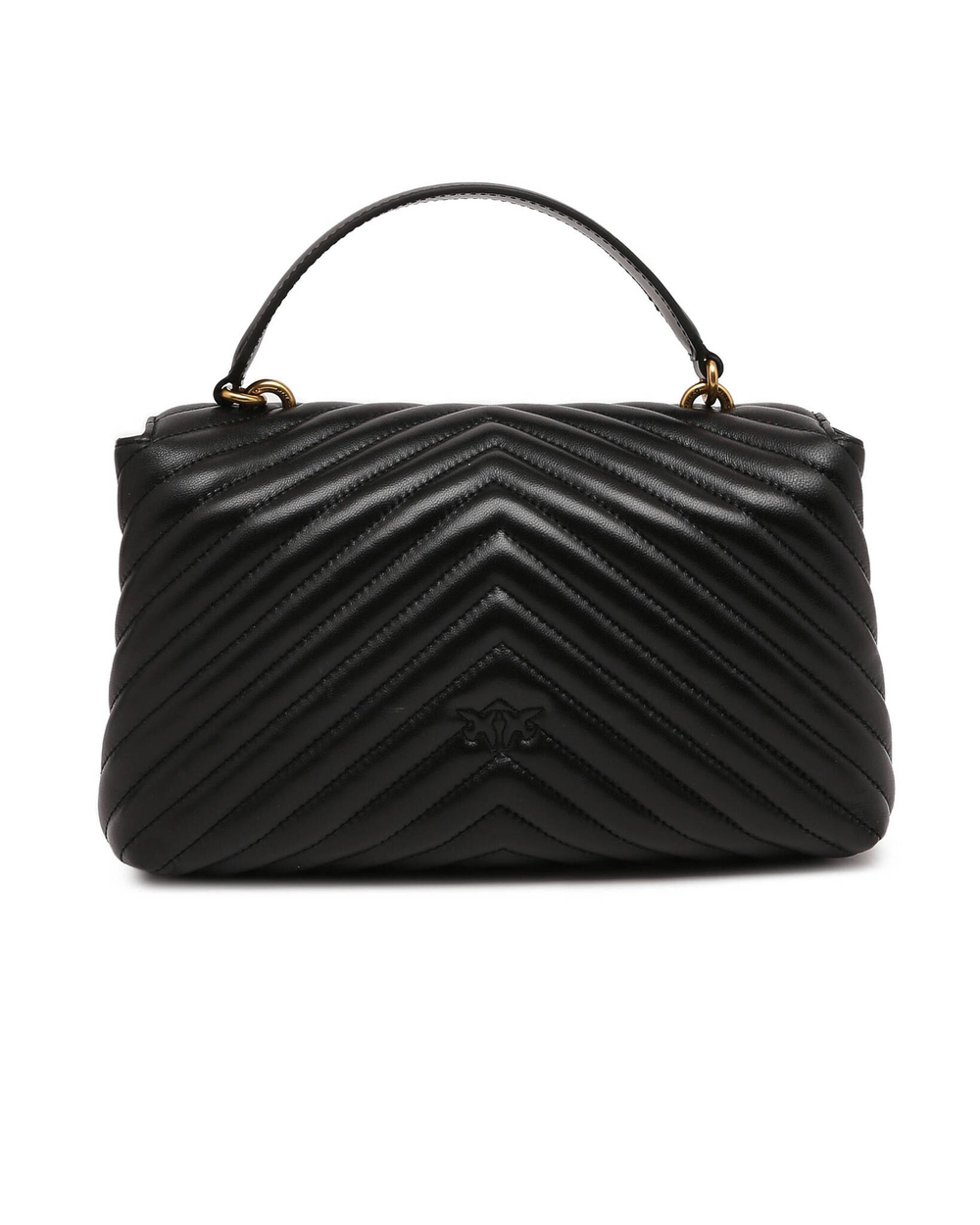Кожаная сумка-мессенджер love lady puff classic Pinko - черный(100043 A0GK)