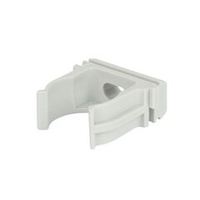 Крепеж-клипса для трубы 20 мм серая 10 шт