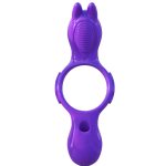 Эрекционное кольцо с вибрацией His And Hers Ultimate Rabbit (Цвет: фиолетовый)