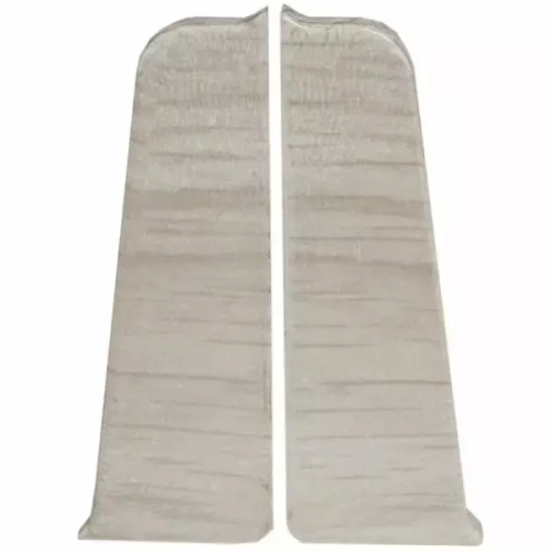 Торцевые заглушки для плинтуса 70 мм Arbiton Indo 02 Северный ясень (пара)