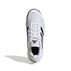 Мужские кроссовки теннисные Adidas Court Flash M - white/core black