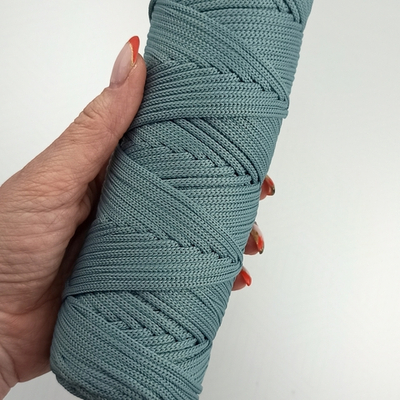 Полиэфирный шнур круглый 3 мм Серая ель