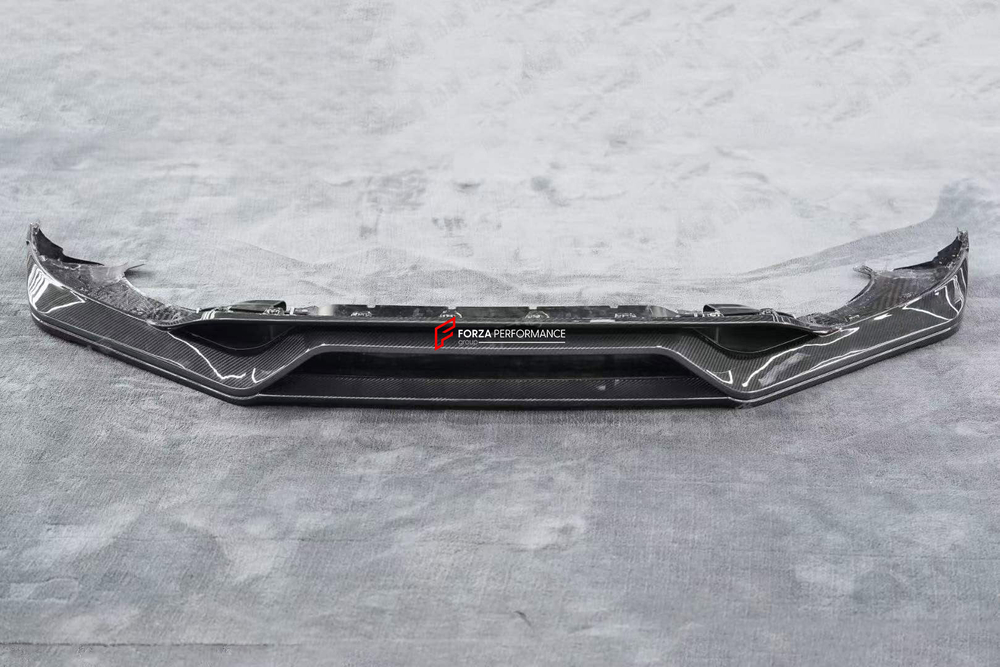 Карбоновые губа переднего бампера и диффузор заднего бампера для PORSCHE CAYENNE 9Y0 2018–2023 Sport