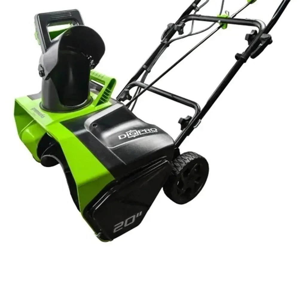 Greenworks GD40ST 40В аккумуляторный снегоуборщик (без АКБ и ЗУ) ковш 51 см, выброс 6 м 2600007