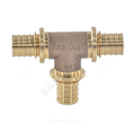 Тройник для PE-X труб аксиальный бронза Дн 32х32х32 RAUTITAN PLATINUM RX Rehau 14564531001