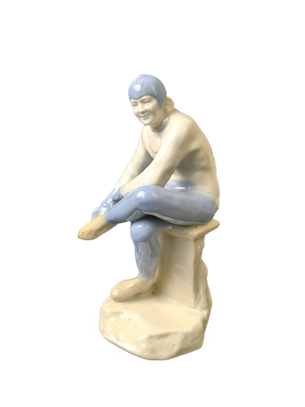 Фарфоровая статуэтка "Конькобежка Лидия Скобликова" Артель