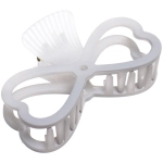 Заколка-краб для волос «Мон Ляруш», бантик, микс 6 цветов, 9,5см (Блистер)