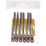 Зажимы парикмахерские 6шт «KLEVER», цвет черный, 10,5см