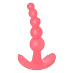 Розовая анальная пробка 11,5см Lola Games First Time Bubbles Anal Plug 5001-01lola