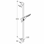 Душевой гарнитур Kludi Fizz 6764087-00 черный