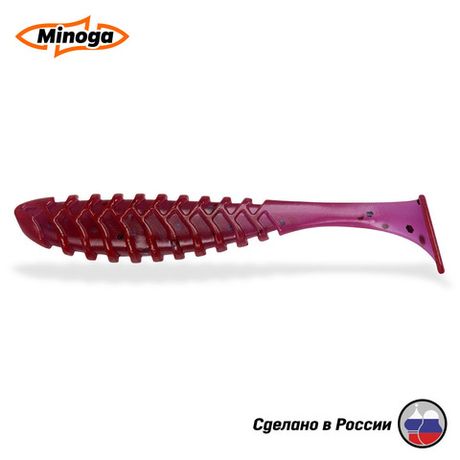 Силиконовая приманка "Minoga" COOPER 4,0"(4шт) 100мм, 6,1гр, цвет 021