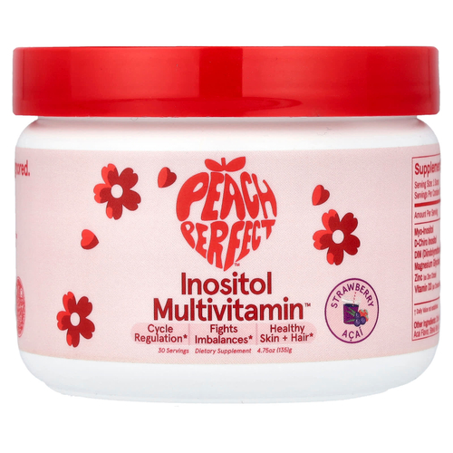 Peach Perfect, Inositol Multivitamin™, со вкусом клубники и асаи, 136 г (4,75 унции)