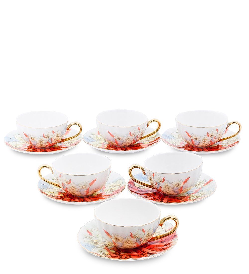 Pavone AS-70 Чайный набор на 6 перс. «Фиор Элеганта»