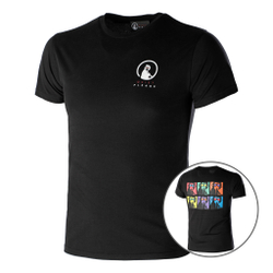 Мужское теннисное поло Quiet Please Overruled Monkey T-Shirt Men - Black, Multicoloured