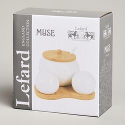 НАБОР ДЛЯ СПЕЦИЙ LEFARD "MUSE" 3 ПР. НА ДЕР.ПОДСТАВКЕ 15,5*15,5*10 СМ