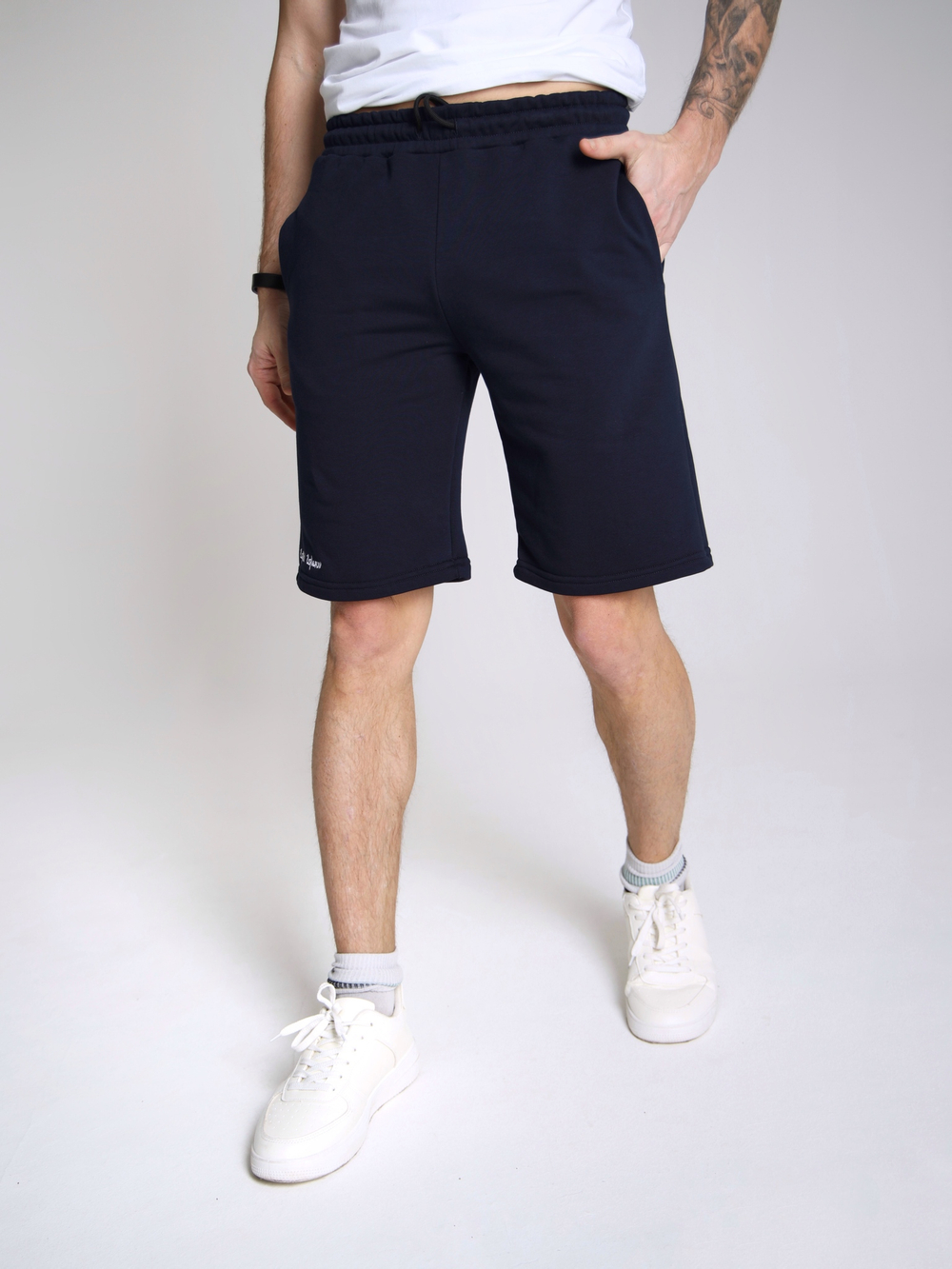 Шорты трикотажные синие темно-синий Город Горький