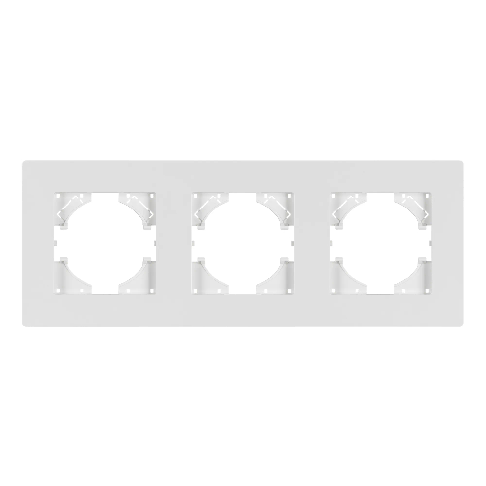 Рамка пластиковая FRM-PERIO-PL-3-WH (Arlight, -) 049754