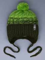 Шапка для мальчика осенняя на завязках