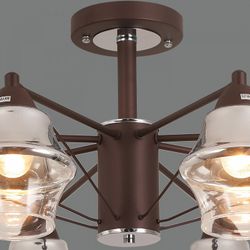 Люстра на штанге ILLUMICO  IL1303-8CPA-19 CF CR