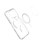 Прозрачный чехол MagSafe Spigen Ultra Hybrid (Mag Fit) для iPhone 15 Pro Тонкий гибридный поликарбонатный чехол с повышенным уровнем защиты при падении