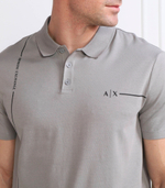 поло Armani Exchange - серый(3RZFBB ZJCDZ)