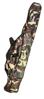 Чехол для снастей, удочек . 2 отделения + 2 кармана снаружи цвет Хаки длина 130 см