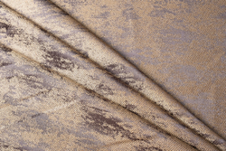 Ткань Портьера Хьюстон (HOUSTON) золото-серый 275x260см Серый##Золотой Garda Decor