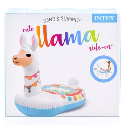 Игрушка для плавания верхом Лама 135x94x112см от 3лет (Intex)