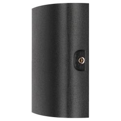 Светильник декоративный настенный светодиодный ЭРА WL12 BK 6х1Вт 3000К IP54 черный для интерьера и фасадов зданий | Фасадная декоративная подсветка