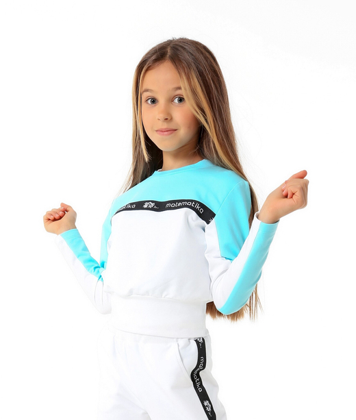 Укороченный двухцветный кроп-топ