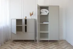 Шкаф Type 2-х створчатый 210х120 см (серо-бежевый)