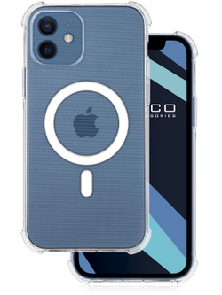 Чехол ROSCO для Apple iPhone 12 оптом (арт. IP12-TPU-MAGSAFE-CLEAR)