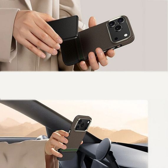 Чехол Benks Prestige ArmorPro Case built with Kevlar для iPhone 17 Pro 6.3&quot; (C.K.FL.AP.GD.Y069)