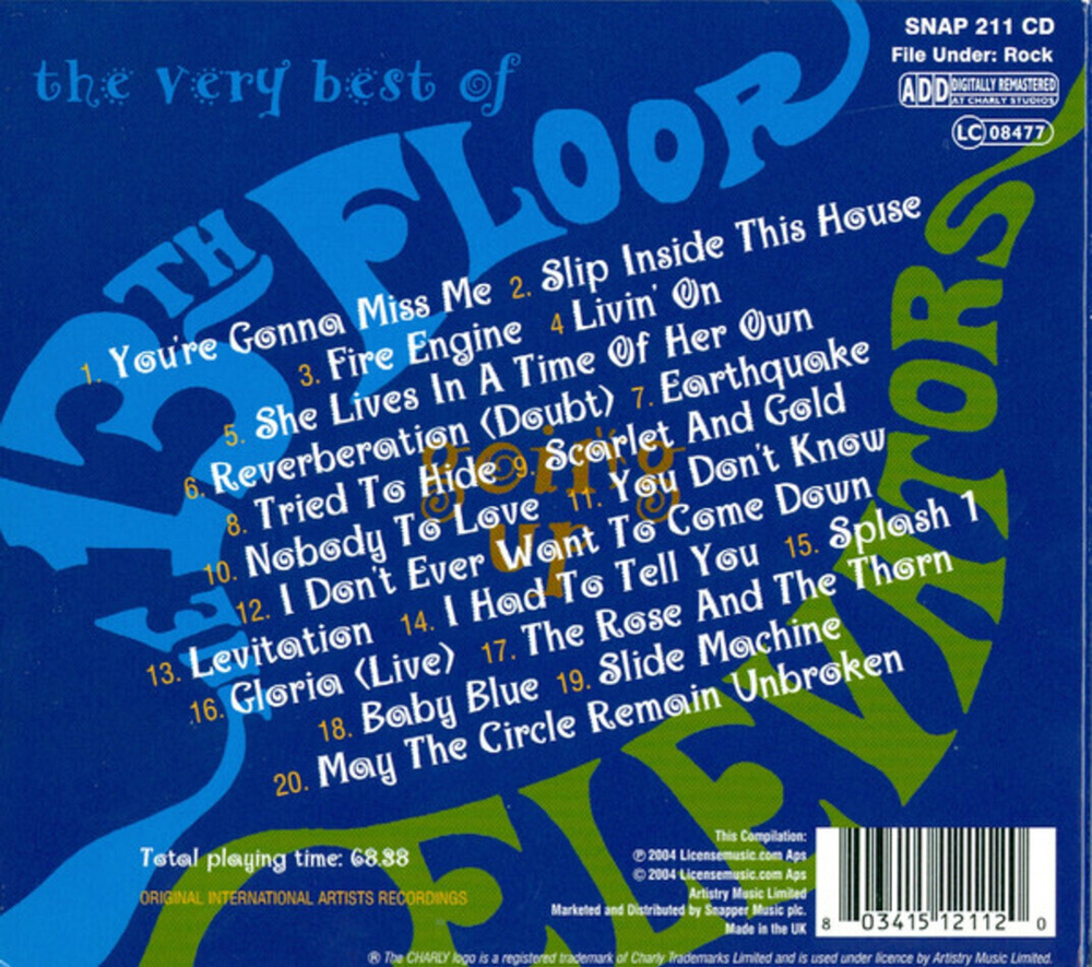 The 13th Floor Elevators / Going Up: The Very Best Of The 13th Floor Elevators (CD)