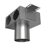 Присоединительная коробка потолочная VPS 125/90×2 на 2 выхода, круглая